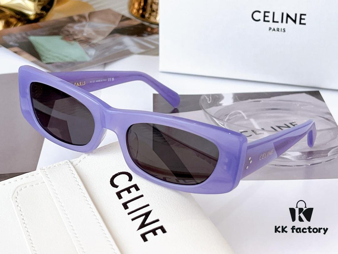 140 CELINE New Arrival  ️ Model 40258 Size 55□20-135 Trendy Versatile Stylish Sunglasses
