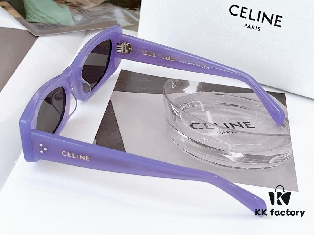 140 CELINE New Arrival  ️ Model 40258 Size 55□20-135 Trendy Versatile Stylish Sunglasses