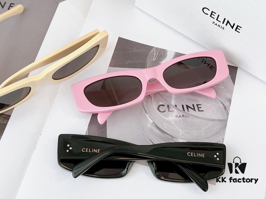 140 CELINE New Arrival  ️ Model 40258 Size 55□20-135 Trendy Versatile Stylish Sunglasses