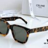 120 CELINE High-Version Crystal Logo Non-Printed Sunglasses