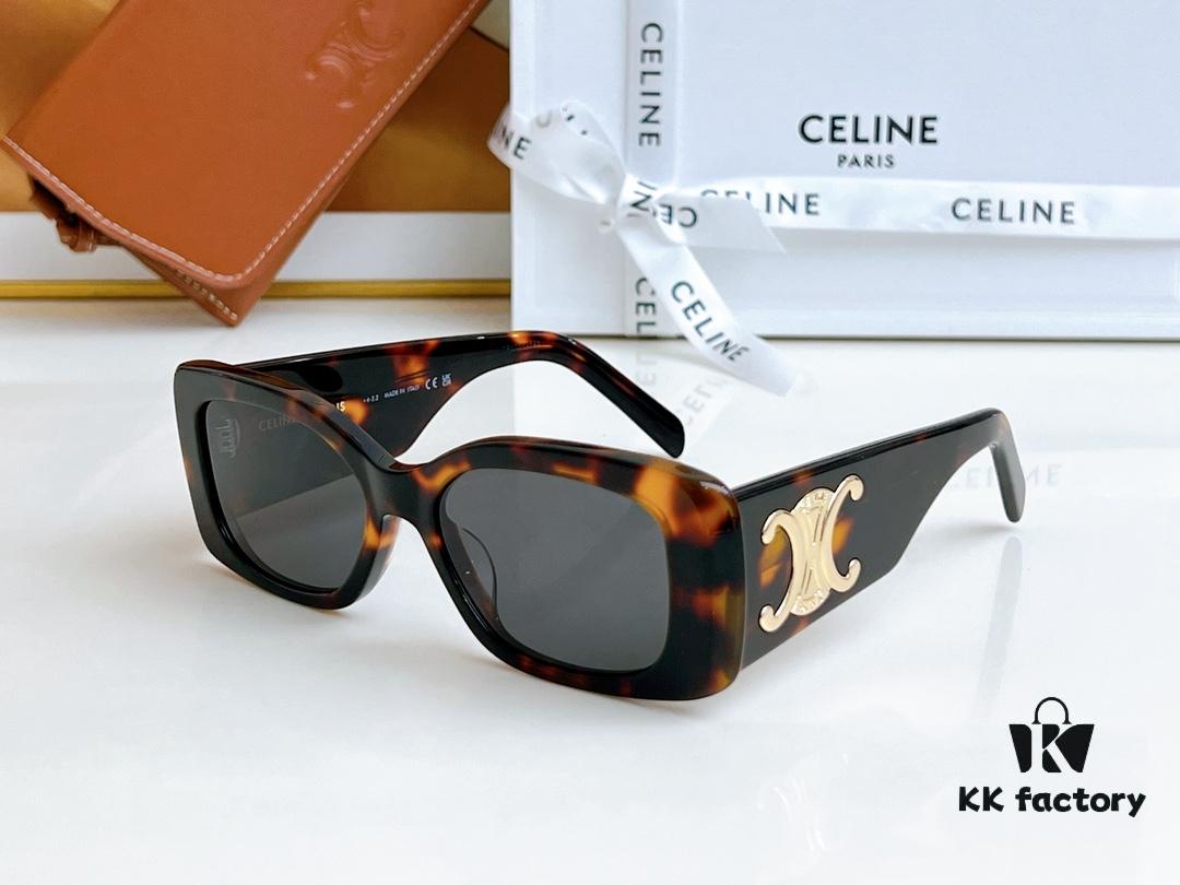 140 CELINE High-Replica Version Released – Versatile Oversized Square Aviator Sunglasses