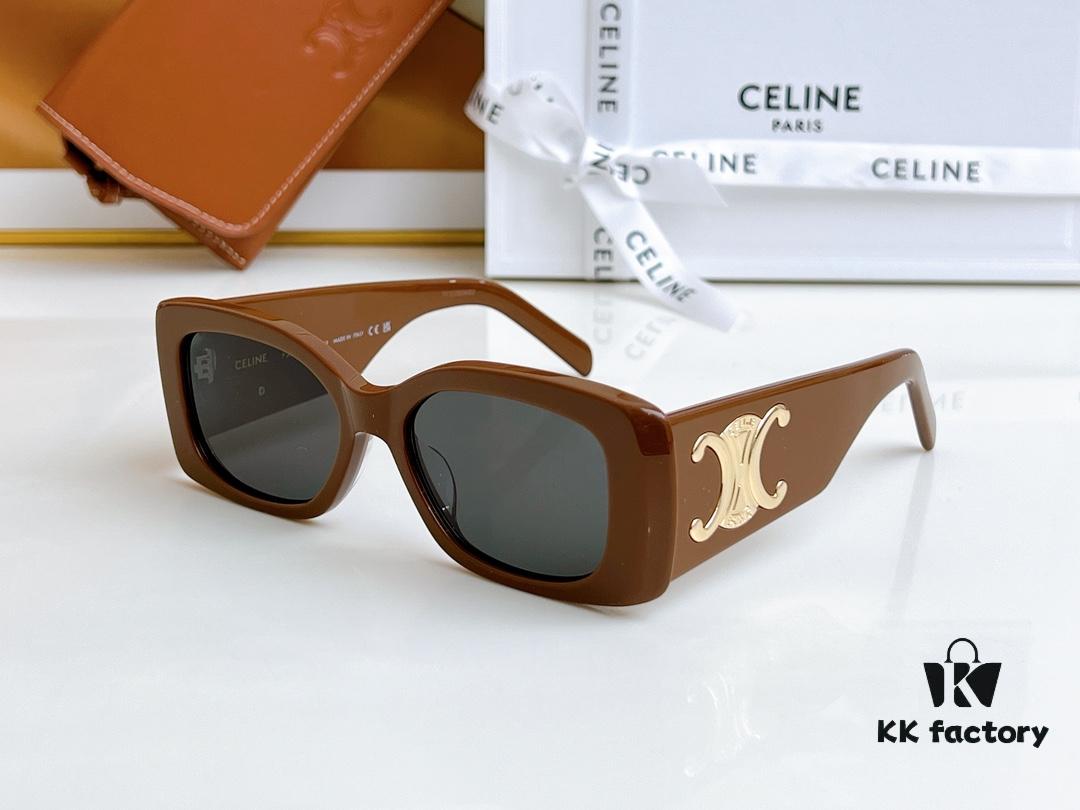 140 CELINE High-Replica Version Released – Versatile Oversized Square Aviator Sunglasses