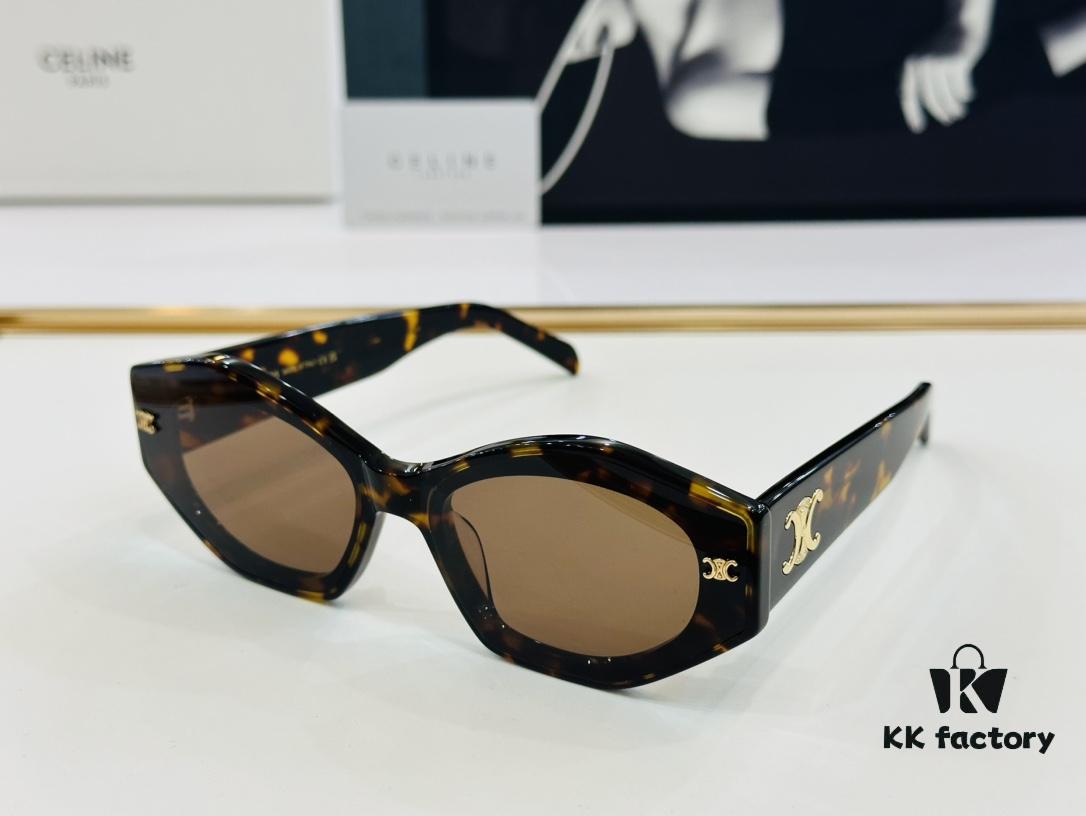 CELINE CL147S Size 53□21-145, Consistently Popular Style, European and American Fashion, Excellent Gloss, Strong Texture, Superior L Craftsmanship 👍🏻 Eyeglasses Sunglasses