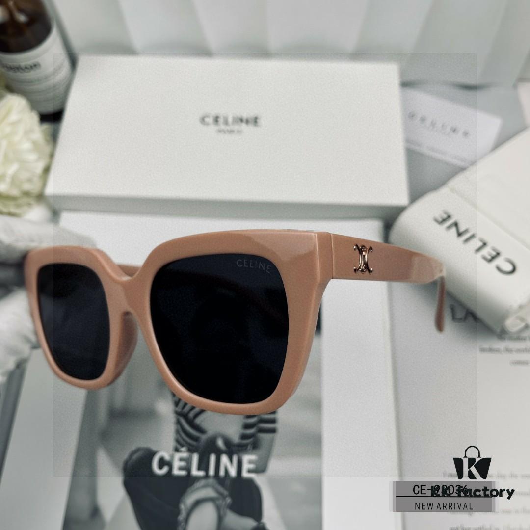 CELINE France - Polarized TR90 Sunglasses with Plolay Resin Lenses, Lightweight and Comfortable, Style 93036