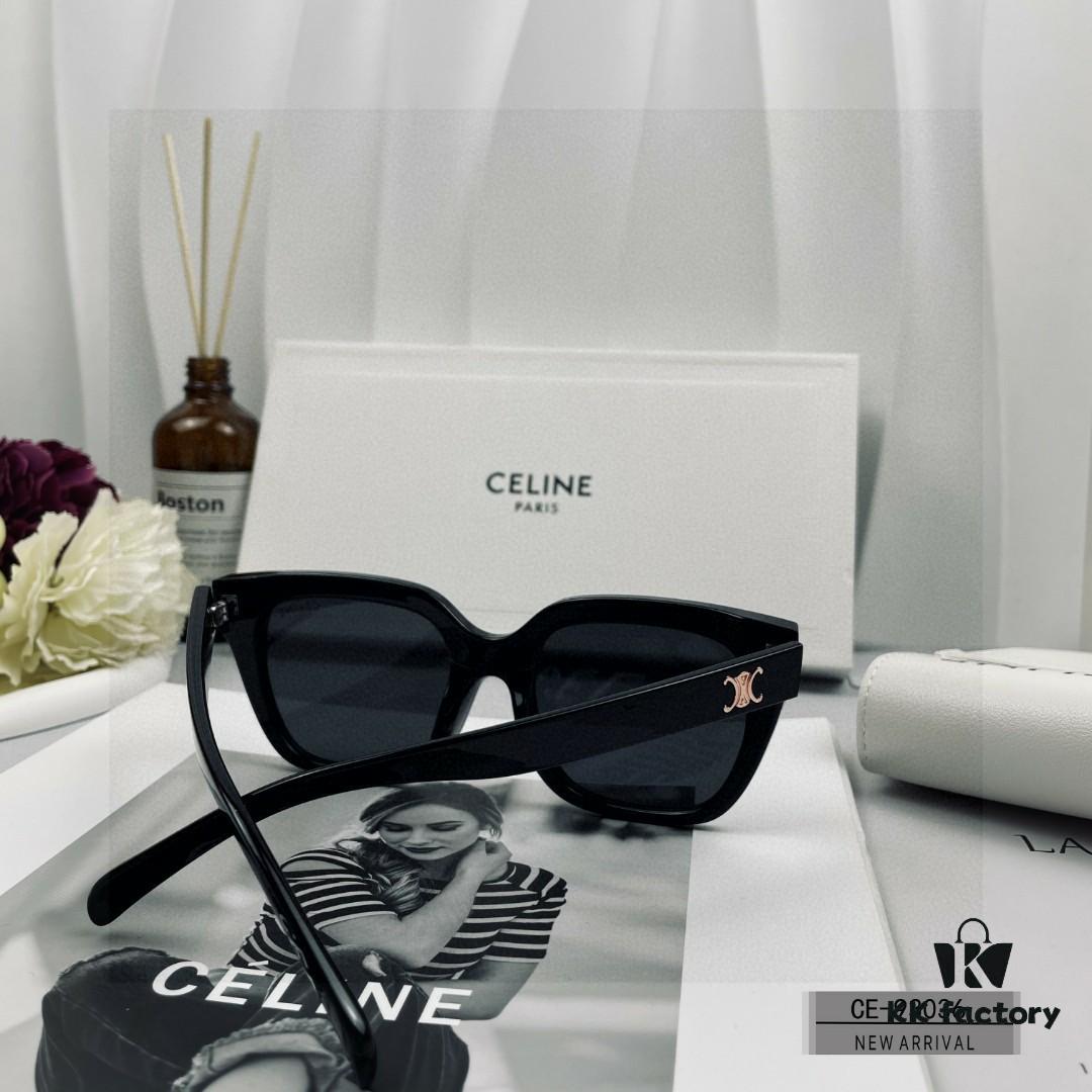 CELINE France - Polarized TR90 Sunglasses with Plolay Resin Lenses, Lightweight and Comfortable, Style 93036