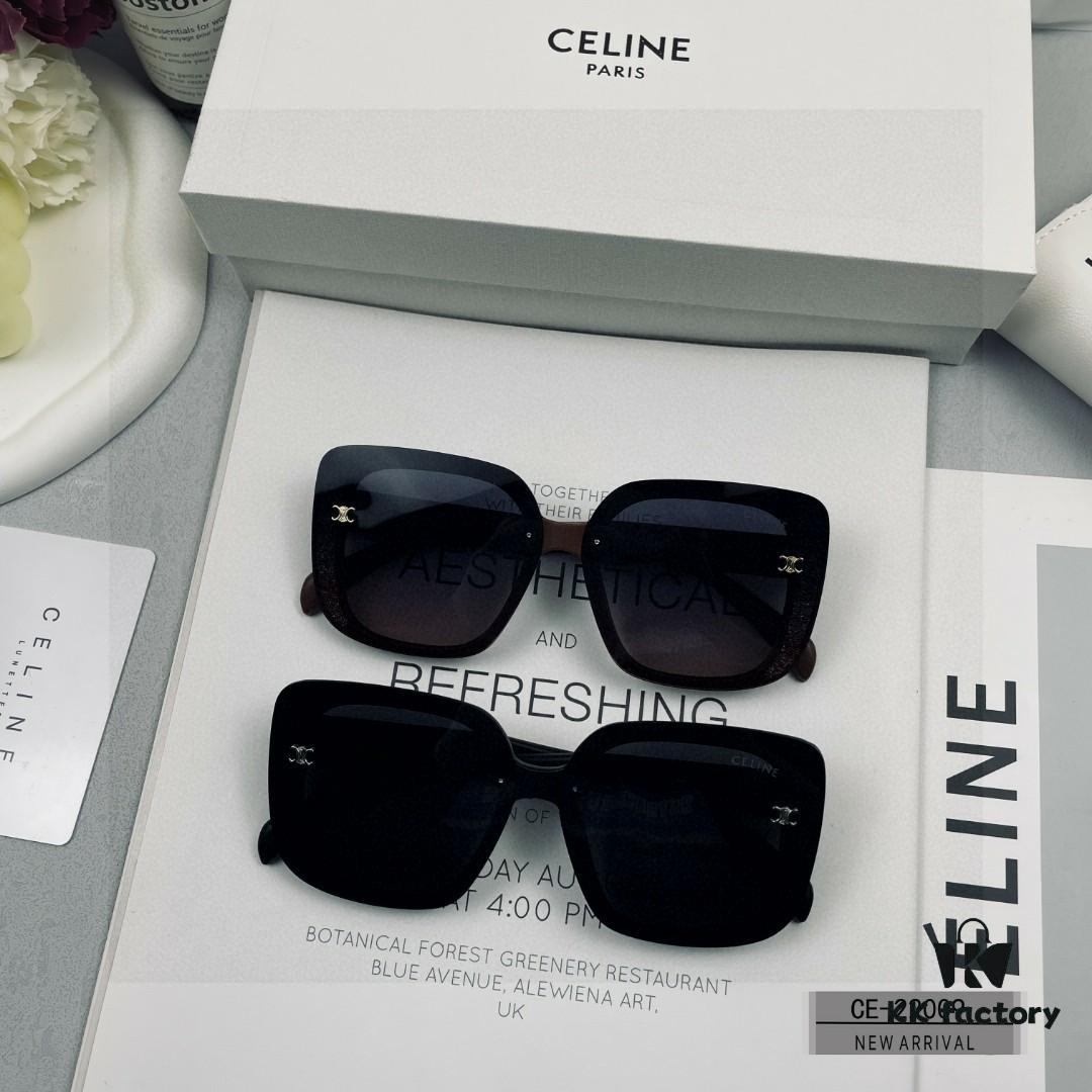 CELINE France TR90 Lightweight Sunglasses with Polarized Lenses, Model 22009