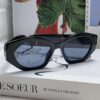 Celine Lisa's Same Style Retro Triumphal Arch Sunglasses for Women, New Trendy UV-Proof Slimming Luxury Black and Gold Sunglasses