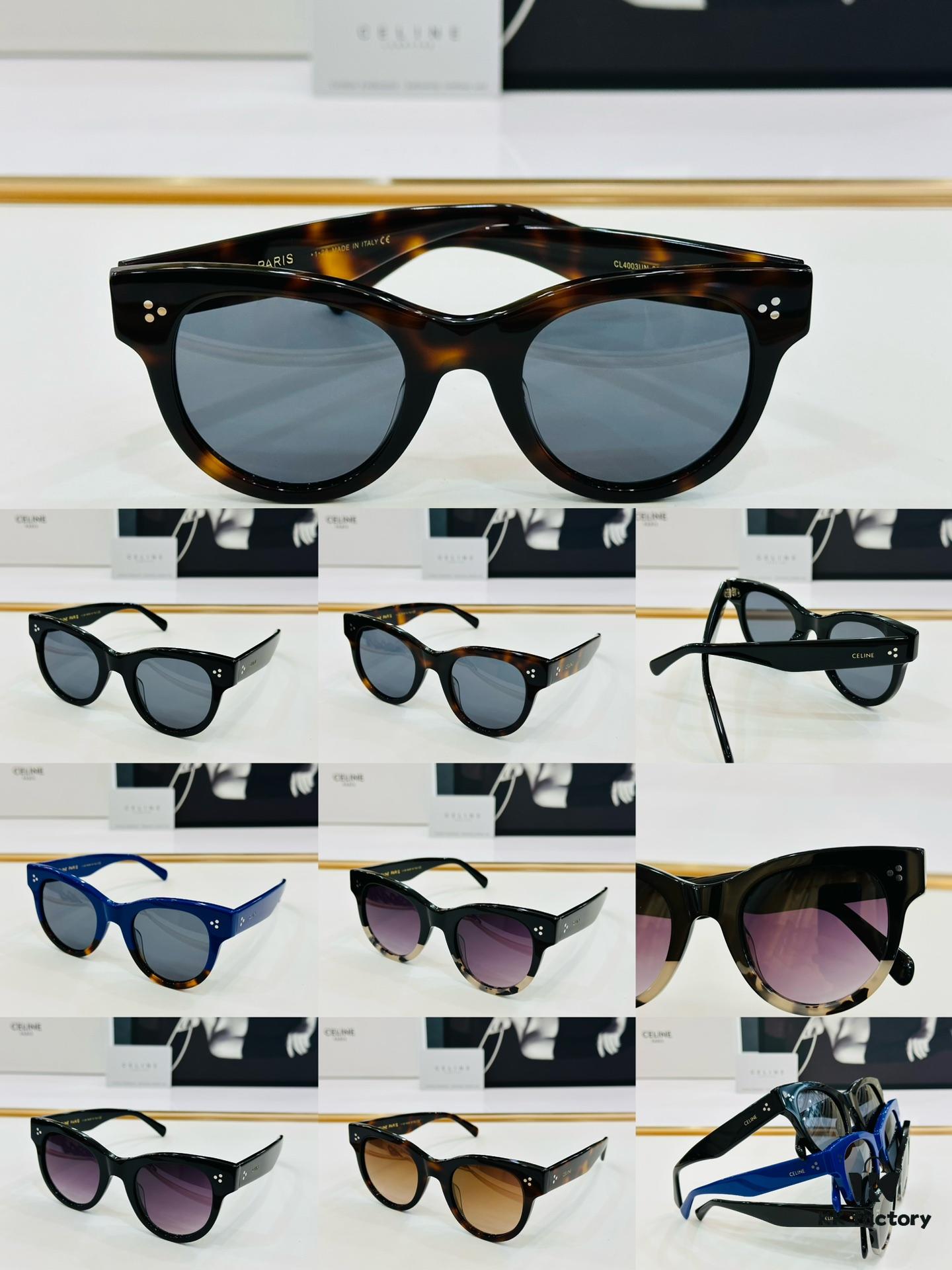 CELINE CL4003UN Sunglasses High-End Version High-Quality Acetate L-Fashion Sun Glasses