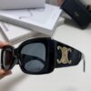 CELINE 2024 New Runway Collection Square Oversized Archetype Sunglasses, Popular Trendy Women's Eyewear Worn by Yang Mi