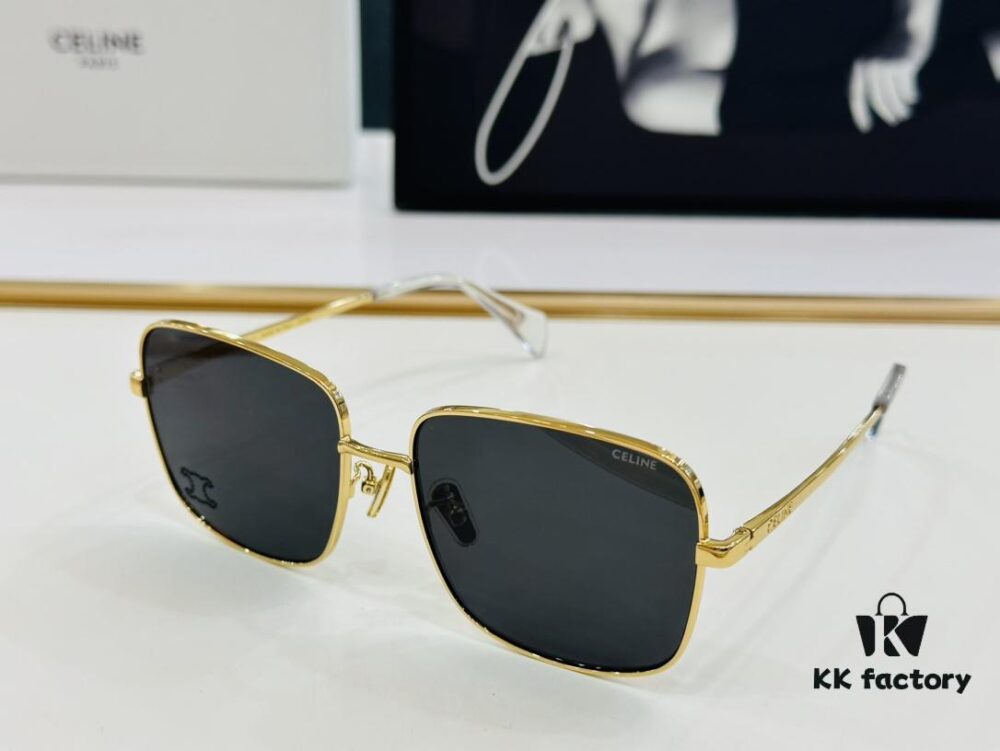 CELINE CL42112U Size 58□17-147, Popular Unisex Style with Excellent Shine and Premium Texture, D-Craftsmanship Sunglasses