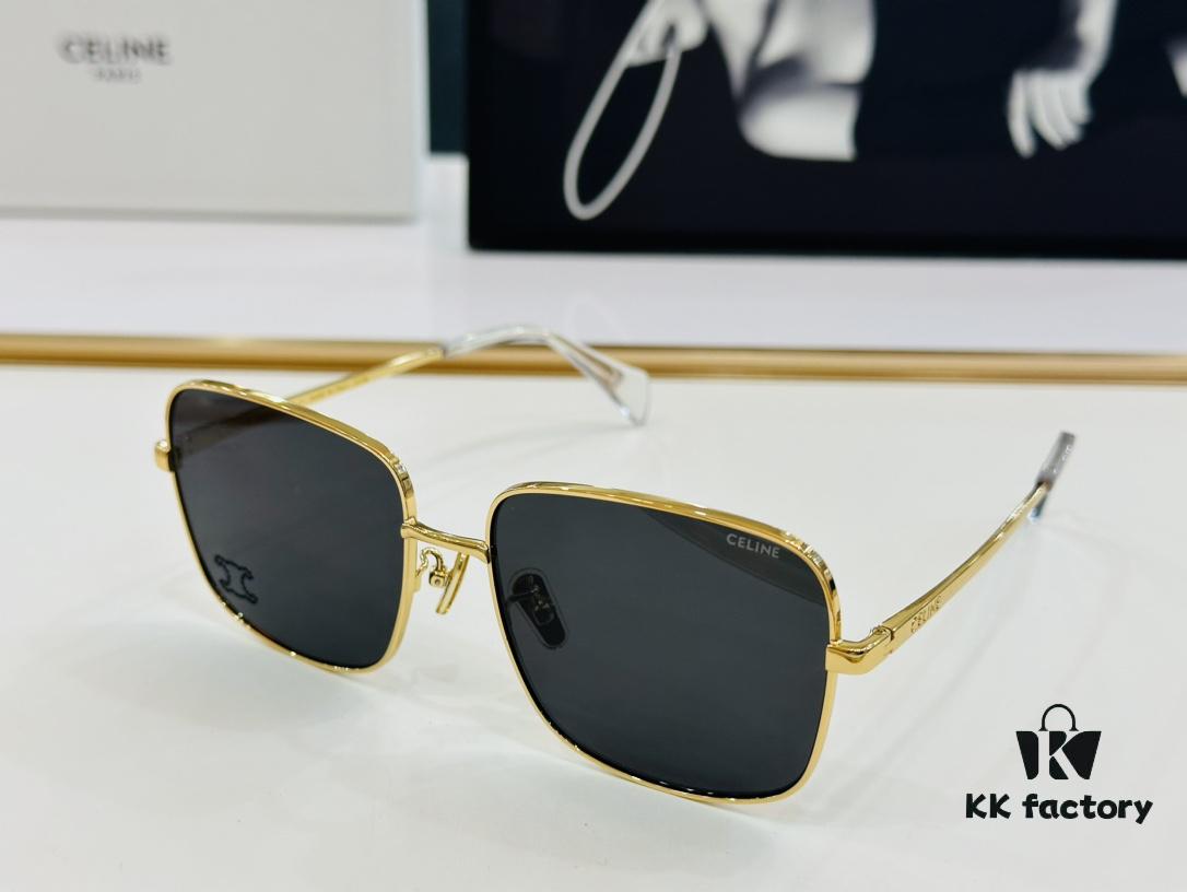CELINE CL42112U Size 58□17-147, Popular Unisex Style with Excellent Shine and Premium Texture, D-Craftsmanship Sunglasses