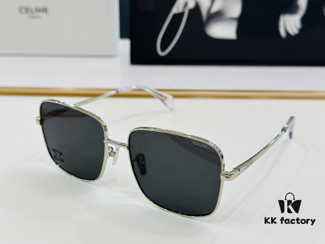 CELINE CL42112U Size 58□17-147, Popular Unisex Style with Excellent Shine and Premium Texture, D-Craftsmanship Sunglasses