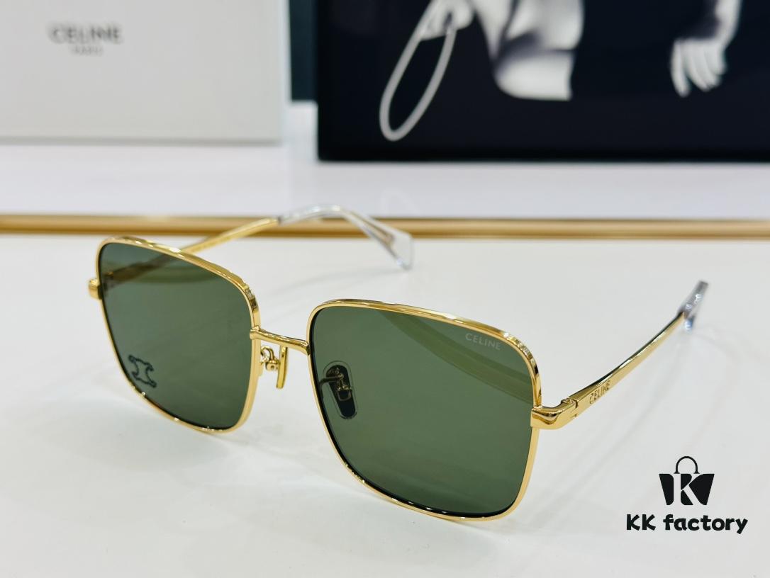 CELINE CL42112U Size 58□17-147, Popular Unisex Style with Excellent Shine and Premium Texture, D-Craftsmanship Sunglasses