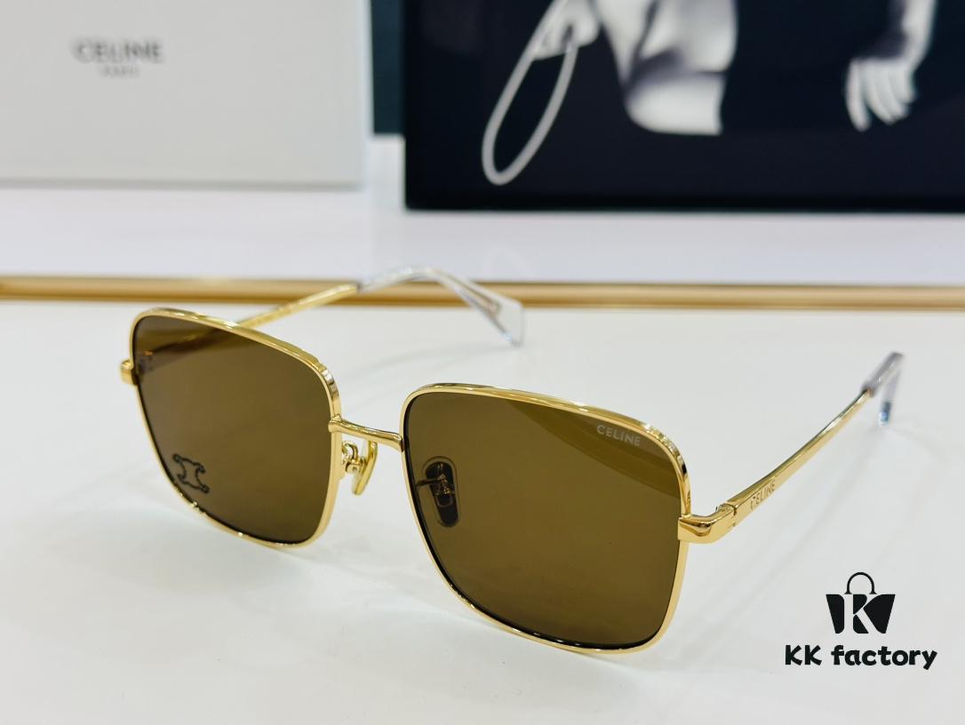 CELINE CL42112U Size 58□17-147, Popular Unisex Style with Excellent Shine and Premium Texture, D-Craftsmanship Sunglasses