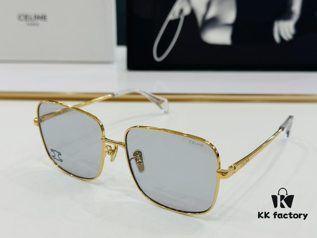 CELINE CL42112U Size 58□17-147, Popular Unisex Style with Excellent Shine and Premium Texture, D-Craftsmanship Sunglasses