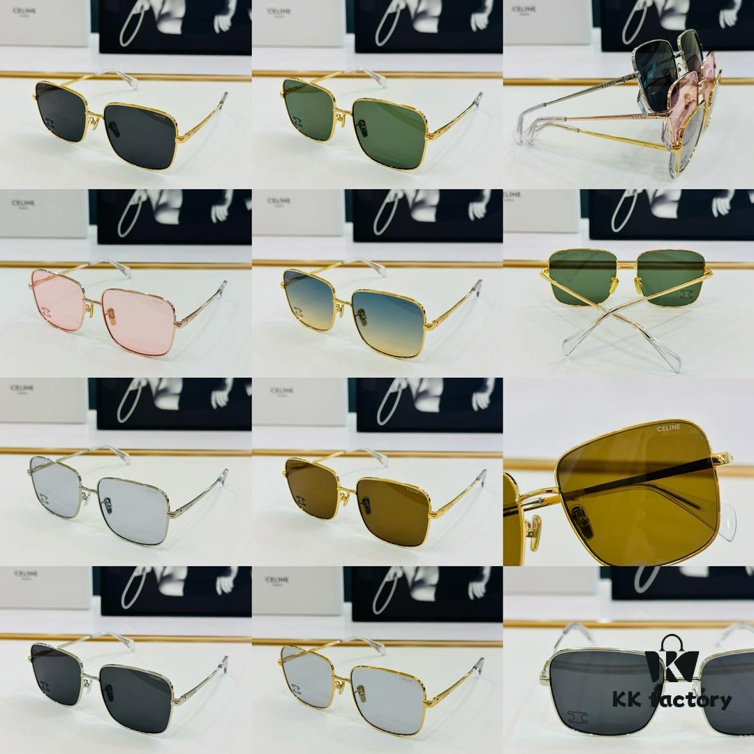 CELINE CL42112U Size 58□17-147, Popular Unisex Style with Excellent Shine and Premium Texture, D-Craftsmanship Sunglasses