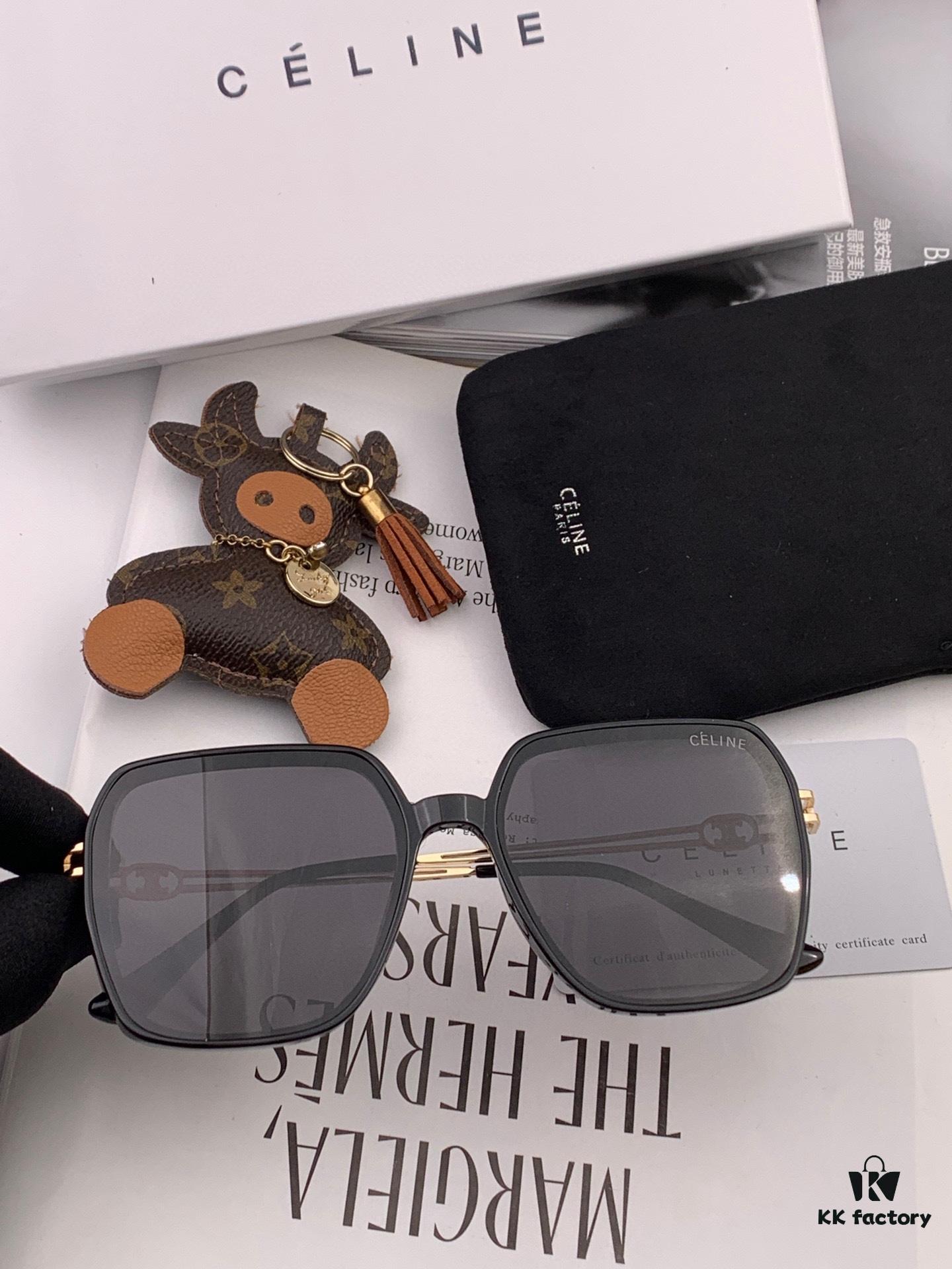 TR Polarized Series Sunglasses - CELINE Original Celine Square Frame Luxury Designer Sunglasses CL:5236