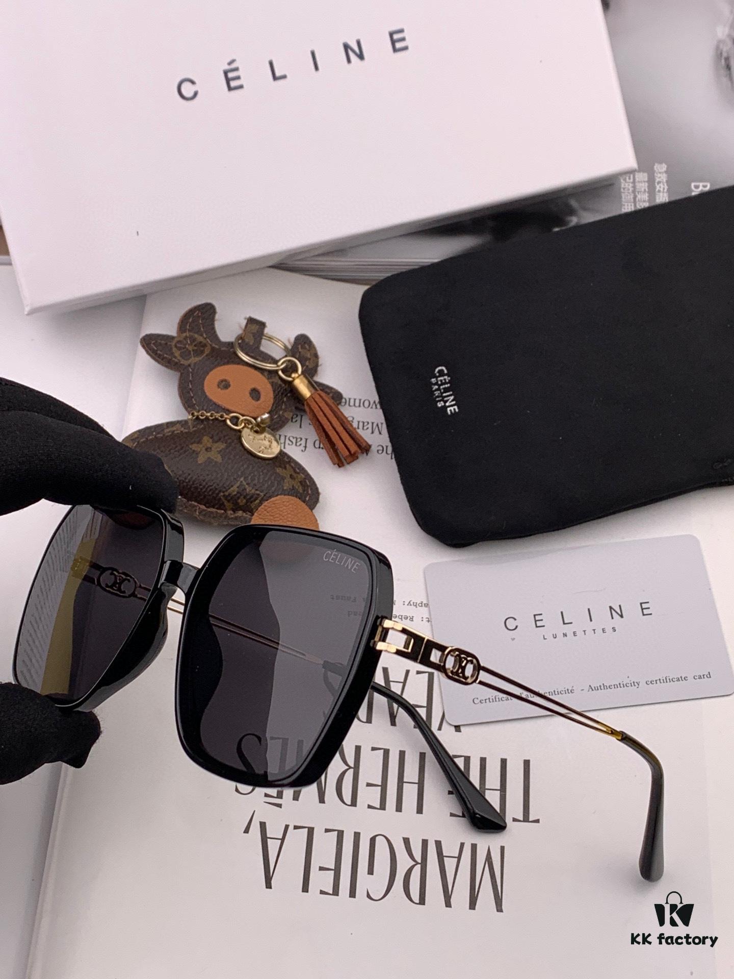 TR Polarized Series Sunglasses - CELINE Original Celine Square Frame Luxury Designer Sunglasses CL:5236