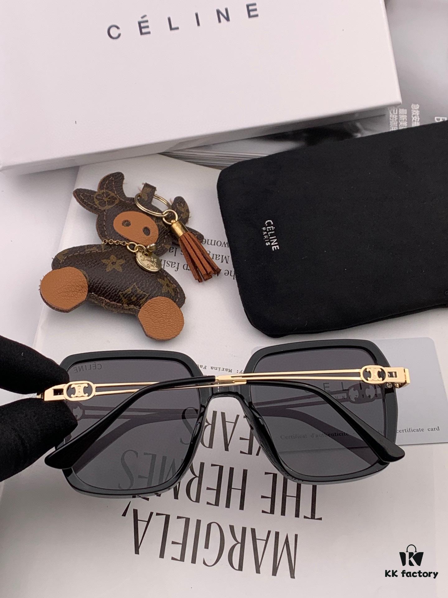 TR Polarized Series Sunglasses - CELINE Original Celine Square Frame Luxury Designer Sunglasses CL:5236