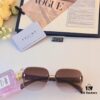 Celine New Arrival European and American Fashion Frameless Sunglasses for Women, High-End Style Cut-Edge Sun Protection Glasses with UV Protection