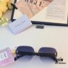 Celine Fashion New Frameless Cut-Out Sunglasses for Women, Oversized European and American Style, Stylish and Sophisticated Sun Glasses