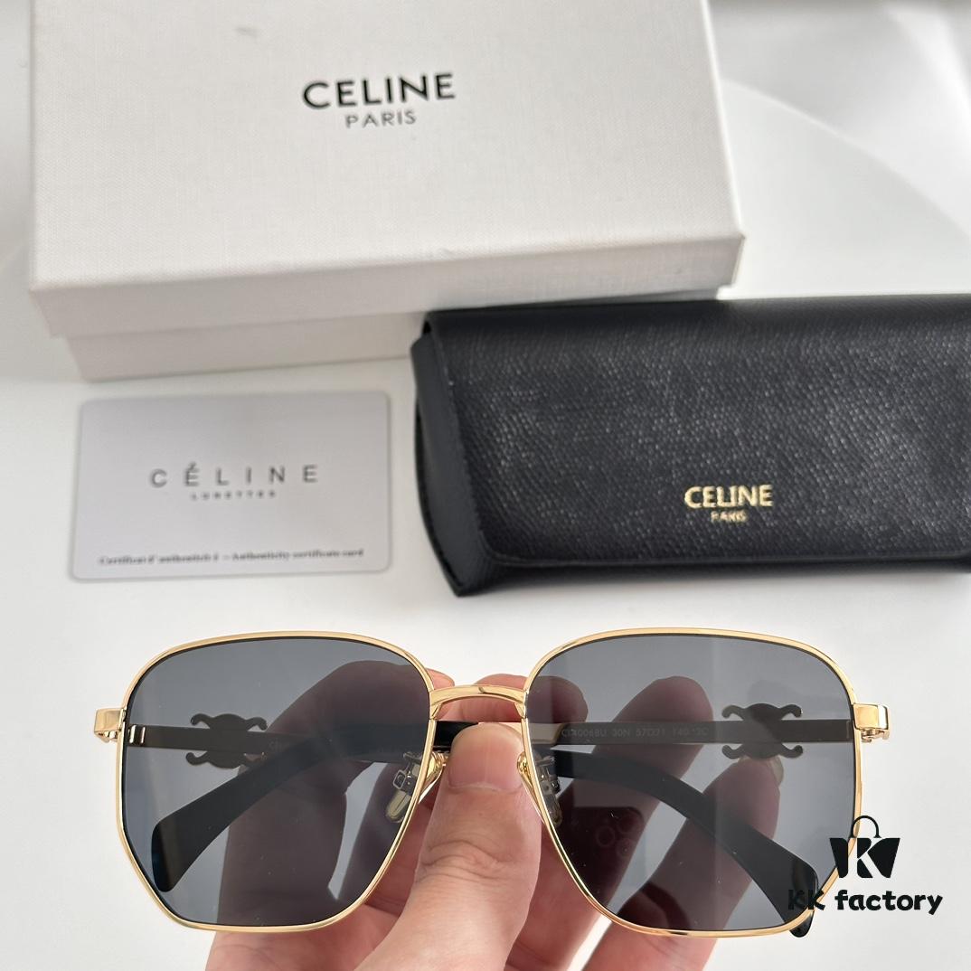 Celine Aviator Sunglasses CL40068U Size 57-21-140