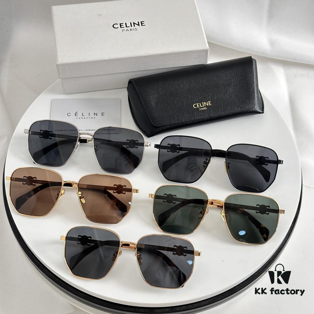 Celine Aviator Sunglasses CL40068U Size 57-21-140
