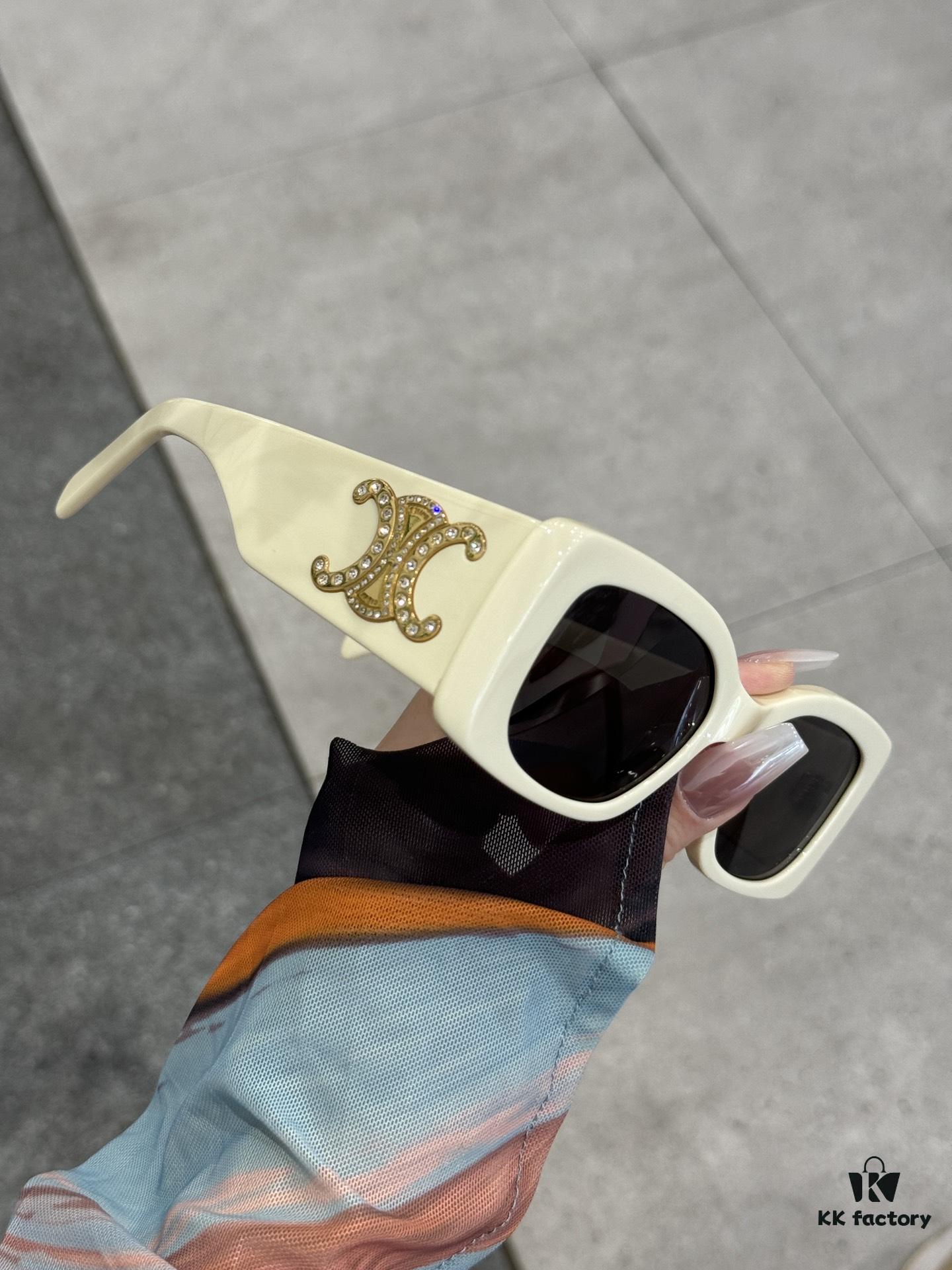 CELINE Rhinestone-Encrusted Archlight Model