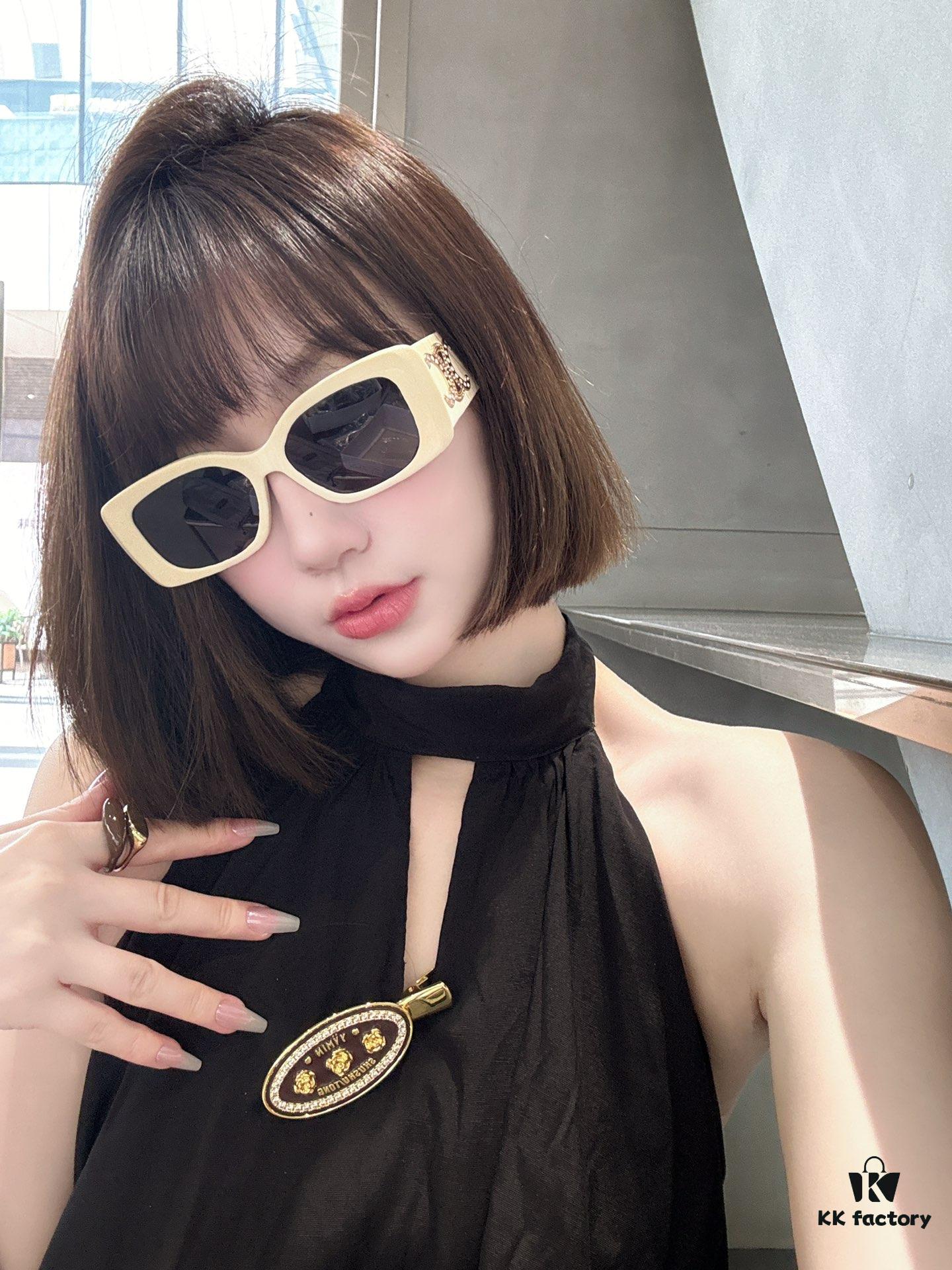 CELINE Rhinestone-Encrusted Archlight Model