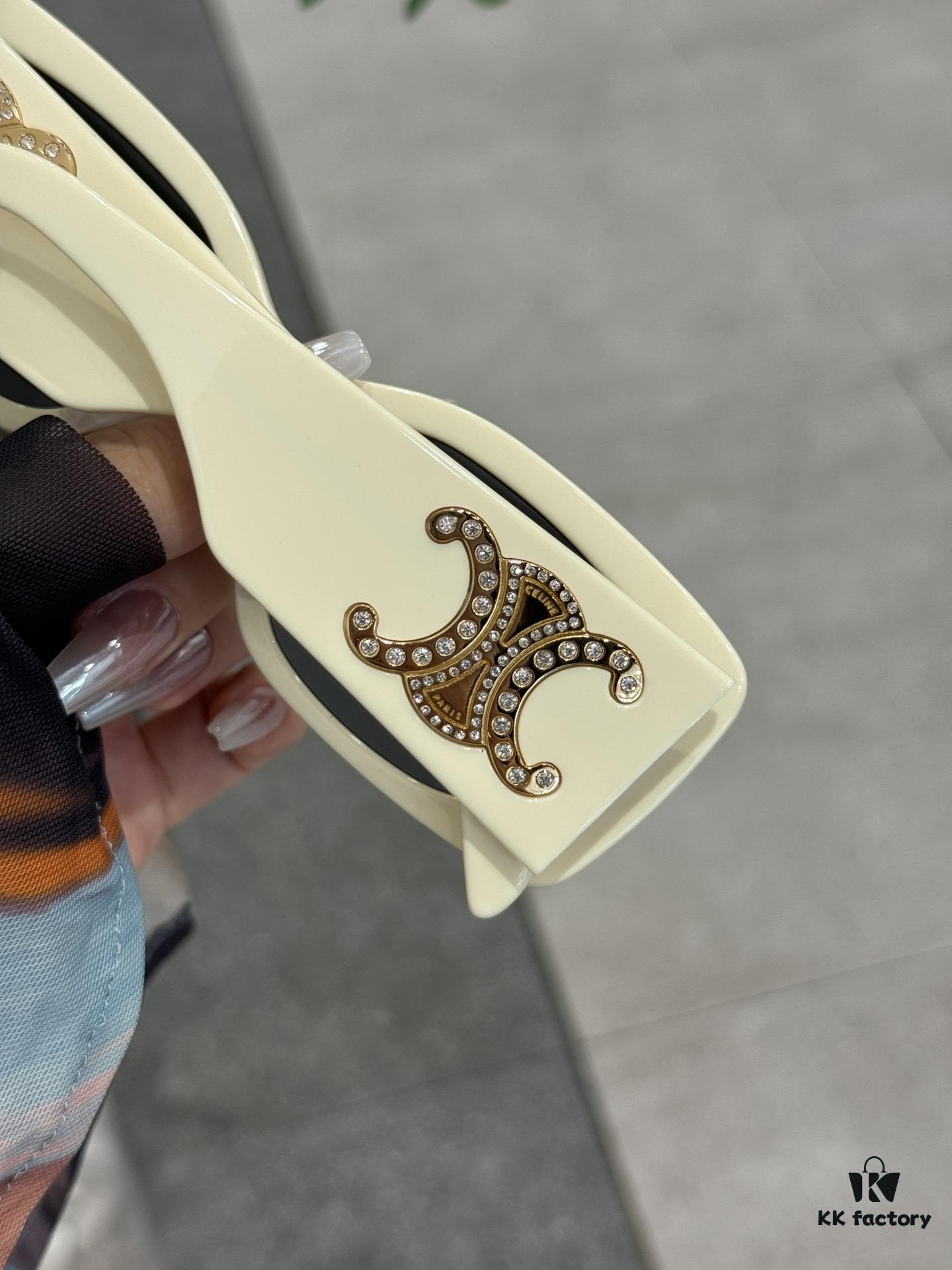 CELINE Rhinestone-Encrusted Archlight Model