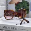 Celine 2024 New Arrival Luxury Elegant Large Square Frame Society Lady Sunglasses for Women, Stylish Oversized Round Face Sun Protection Shades