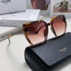 Celine 2024 New Arrival Luxury Elegant Large Square Frame Society Lady Sunglasses for Women, Stylish Oversized Round Face Sun Protection Shades