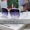Celine 2024 New Arrival Luxury Elegant Large Square Frame Society Lady Sunglasses for Women, Trendy Oversized Round Face Sun Shades