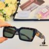 Celine New Square Frame Metal Detail Sunglasses, Stylish Unisex UV Protection Sun Glasses