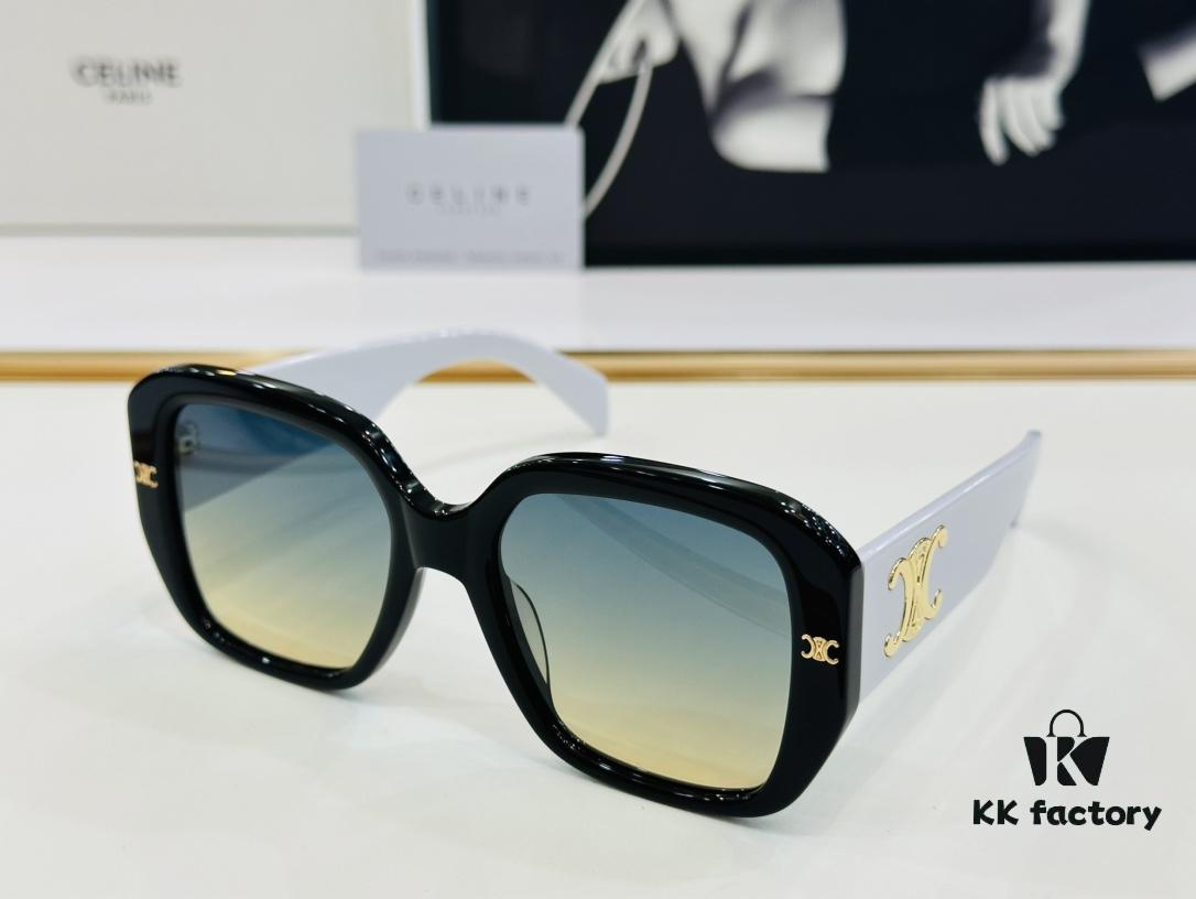 CELINE CE40322 Size: 55□21-145 Arch of Triumph Temple Sunglasses High-End Version Premium Quality Acetate Fashion Sunglasses