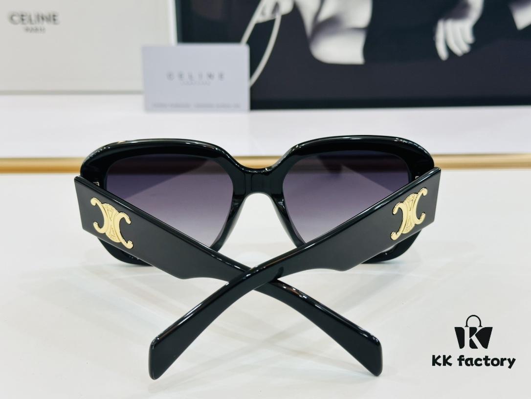CELINE CE40322 Size: 55□21-145 Arch of Triumph Temple Sunglasses High-End Version Premium Quality Acetate Fashion Sunglasses
