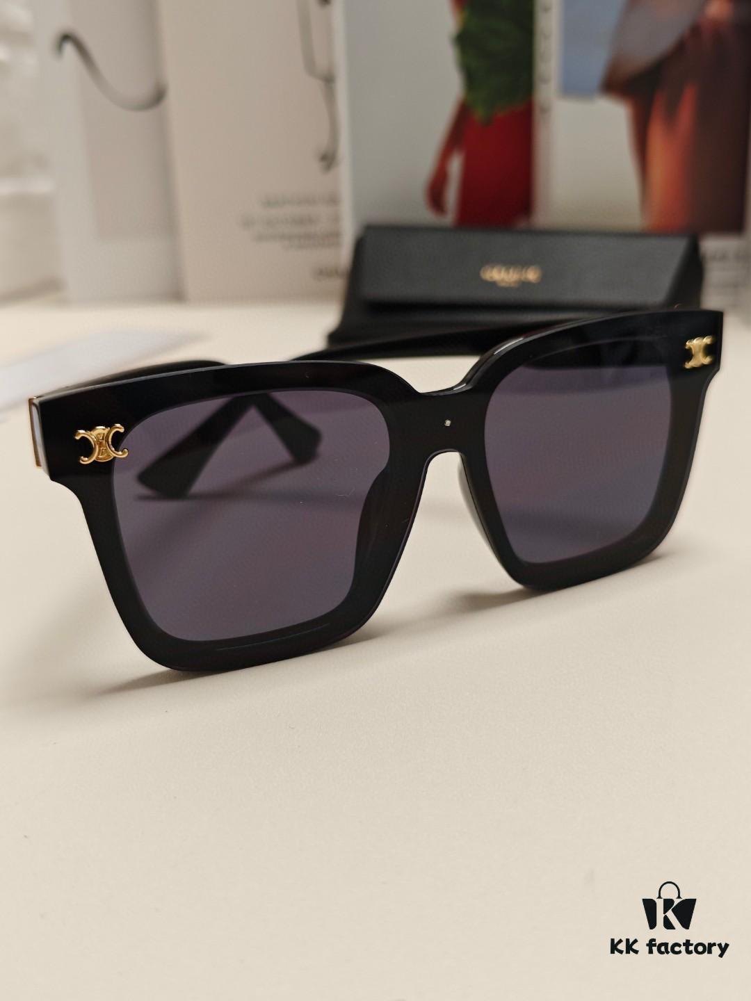 CELINE Women's Sunglasses, Highly Textured, HD Lenses, Stylish and Versatile