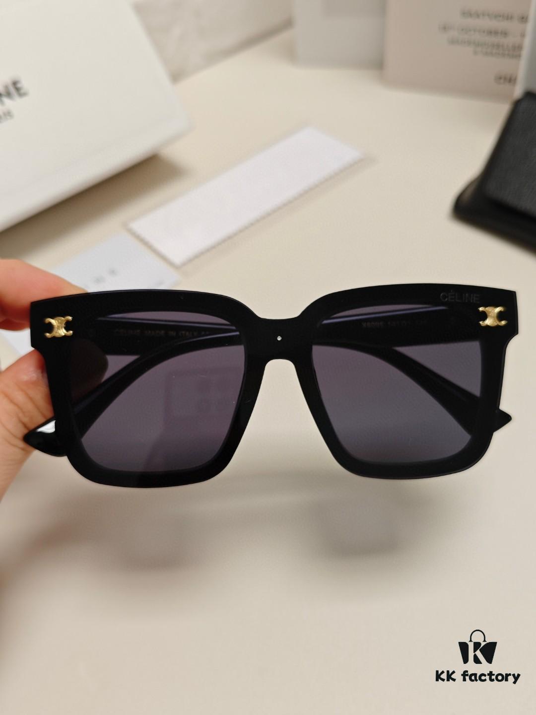 CELINE Women's Sunglasses, Highly Textured, HD Lenses, Stylish and Versatile