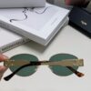 Lisa's Same Celine Retro Round-Framed Sunglasses, Known as the 'Egg Superman' Style, Iconic Arch Design Always Popular, Hard to Get