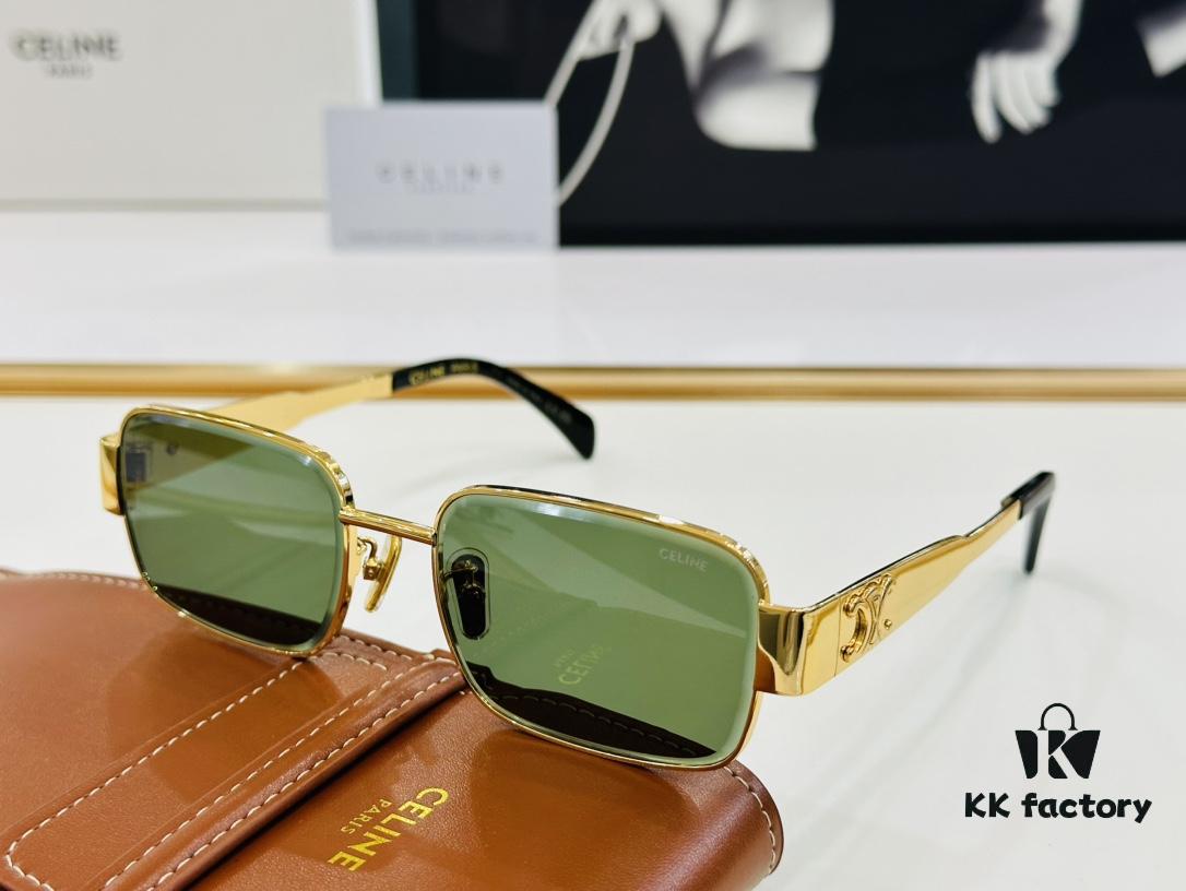CELINE CL42108U Size 56□18-145 Classic Best-Selling Unisex Sunglasses with Excellent Shine and Premium Texture, European-American Style, Superior Craftsmanship