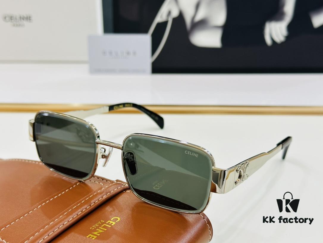 CELINE CL42108U Size 56□18-145 Classic Best-Selling Unisex Sunglasses with Excellent Shine and Premium Texture, European-American Style, Superior Craftsmanship