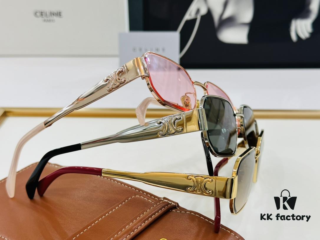 CELINE CL42111U Size 56□18-145, Popular European and American Style Sunglasses with Excellent Luster and Texture, Superior Craftsmanship