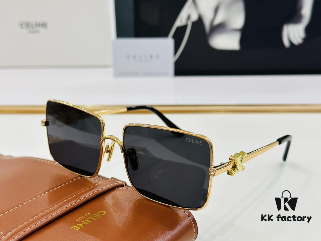 CELINE CL42102U Size: 57□17-143, Bestselling Unisex Sunglasses with Excellent Shine and Premium Texture, XL Craftsmanship