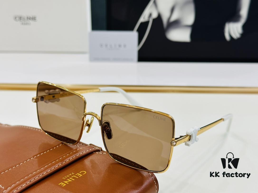 CELINE CL42102U Size: 57□17-143, Bestselling Unisex Sunglasses with Excellent Shine and Premium Texture, XL Craftsmanship