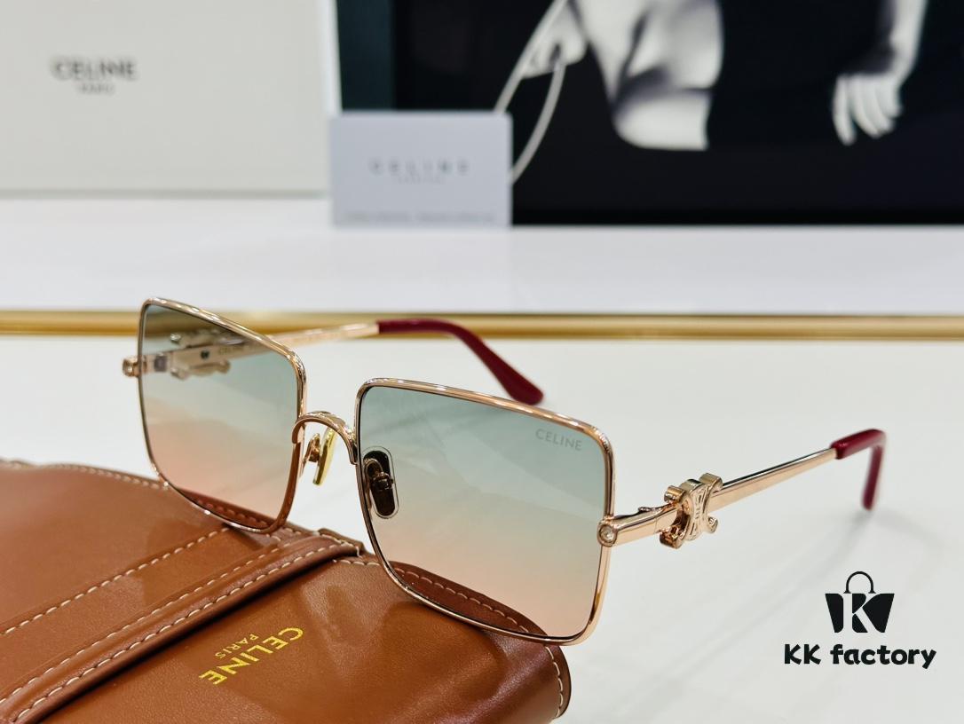 CELINE CL42102U Size: 57□17-143, Bestselling Unisex Sunglasses with Excellent Shine and Premium Texture, XL Craftsmanship