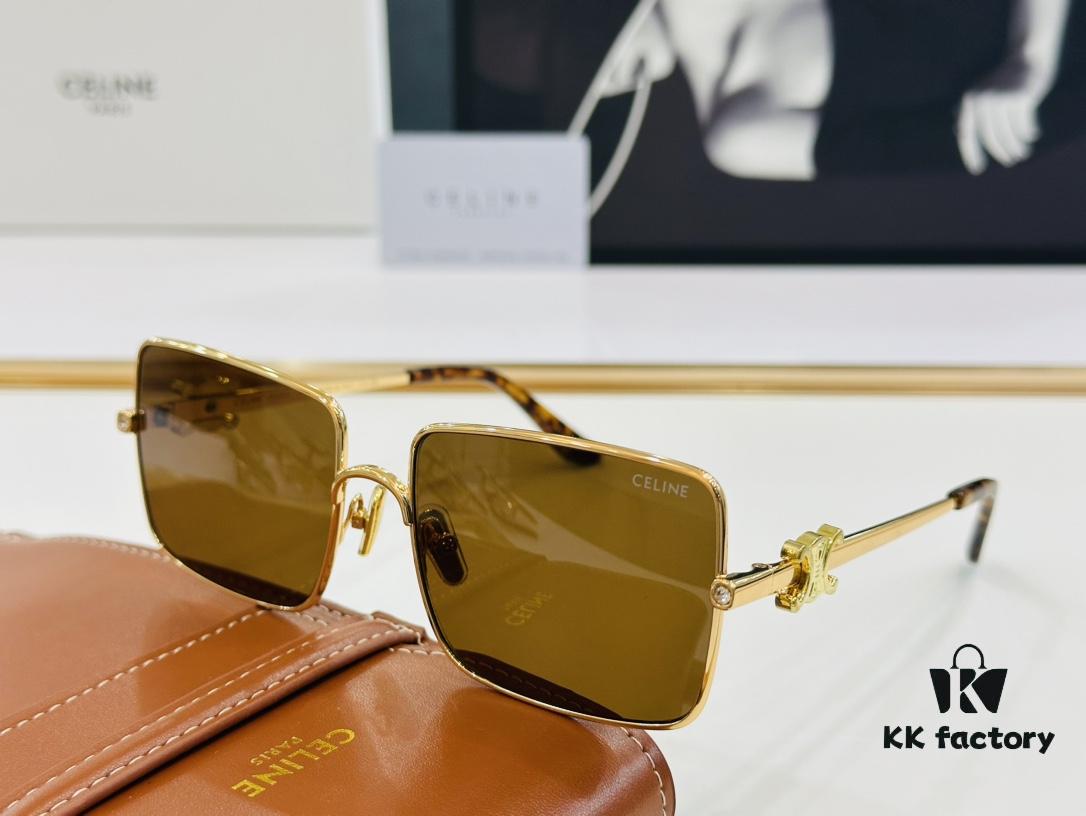 CELINE CL42102U Size: 57□17-143, Bestselling Unisex Sunglasses with Excellent Shine and Premium Texture, XL Craftsmanship