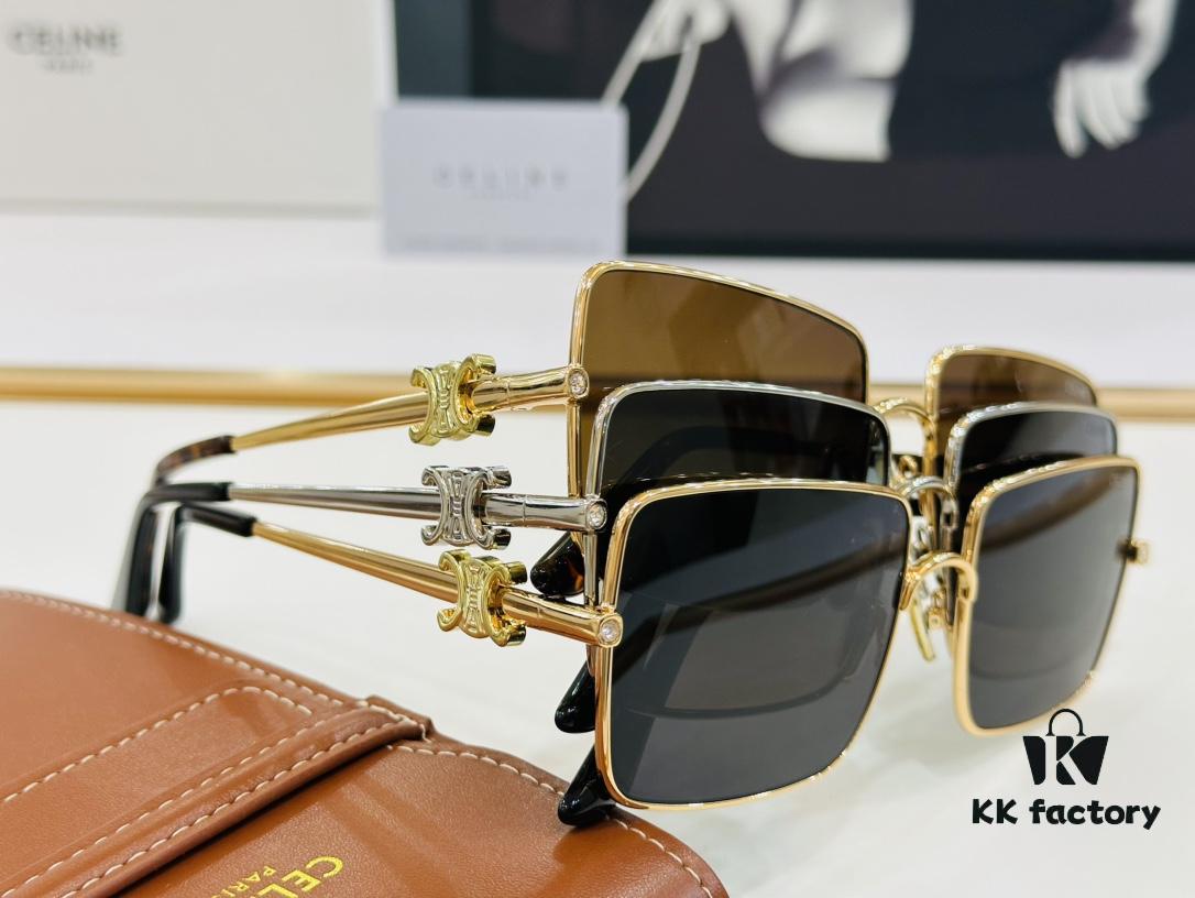 CELINE CL42102U Size: 57□17-143, Bestselling Unisex Sunglasses with Excellent Shine and Premium Texture, XL Craftsmanship