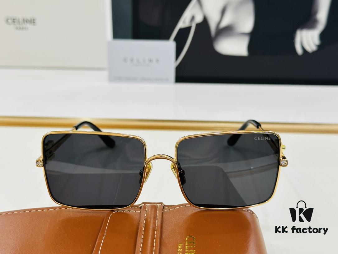 CELINE CL42102U Size: 57□17-143, Bestselling Unisex Sunglasses with Excellent Shine and Premium Texture, XL Craftsmanship