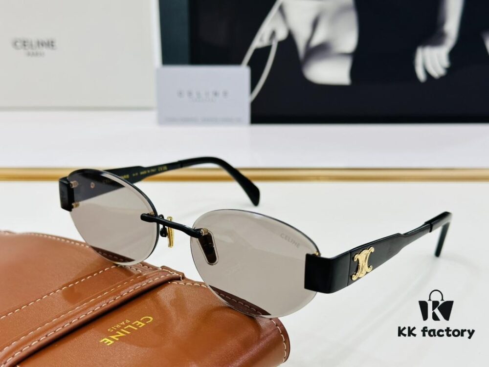 CELINE CL42097U Size 57mm x 18-142, Consistently Popular Style, European and American Fashion, Excellent Gloss, Strong Texture, XL Craftsmanship Amazing