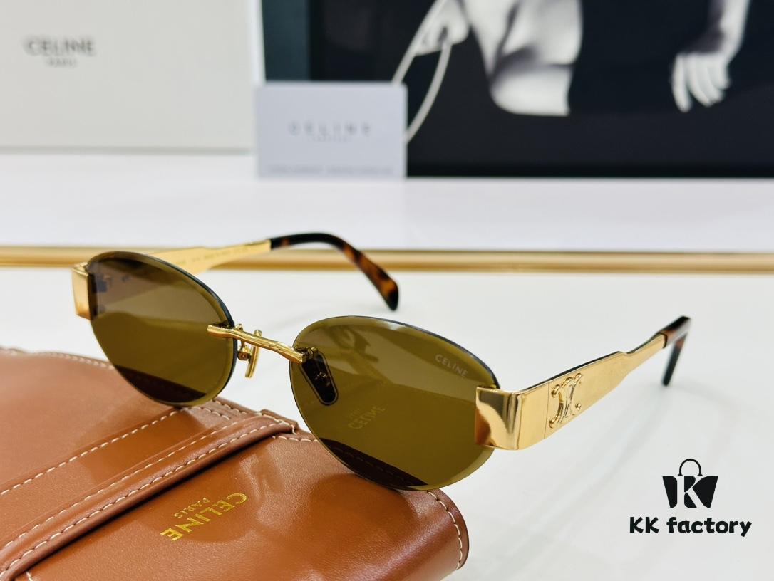 CELINE CL42097U Size 57mm x 18-142, Consistently Popular Style, European and American Fashion, Excellent Gloss, Strong Texture, XL Craftsmanship Amazing